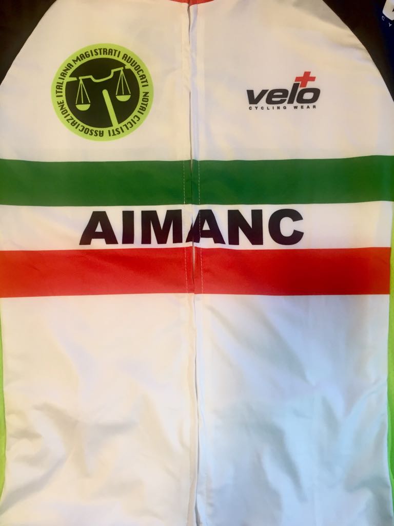 Maglia Aimanc con tricolore - Vincenzo Donativi Campione italiano Aimanc 2018